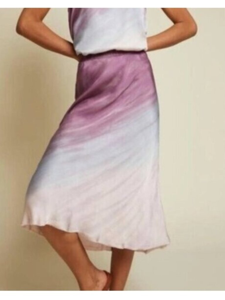 Nation Ltd Mabel Midi Skirt In Mood Ring Tie Dye